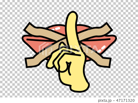 Mouth tape and index finger Mouth tape and index finger 47171320
