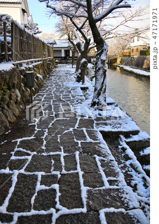 八幡堀　雪景色 47171971