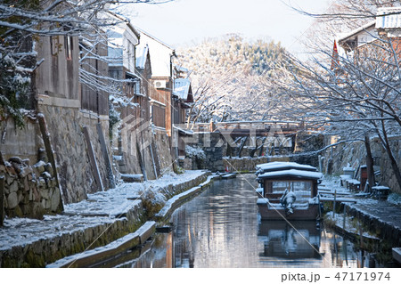 八幡堀　雪景色 47171974