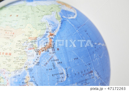日本　中心　イメージ　地球 47172263
