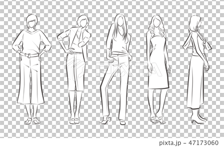 Women's fashion illustration 47173060