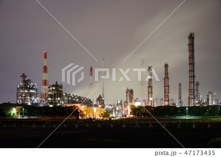 工場夜景 47173435
