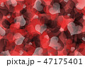 Hearts concept of Valentine Day on the dark stone background 47175401