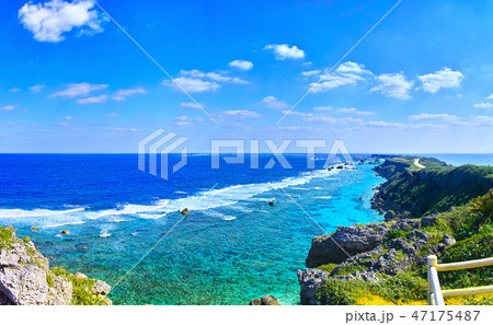 宮古島。東平安名崎の風景 47175487