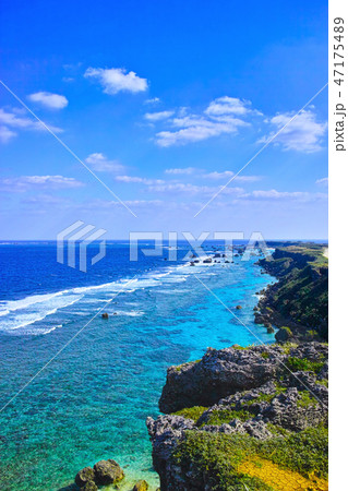 宮古島。東平安名崎の風景 47175489