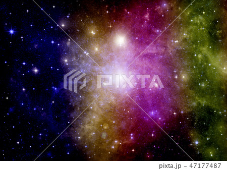 galaxy in a free space 47177487