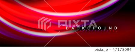 Blurred fluid colors background, abstract waves lines, mixing colours with light effects on light 47178094