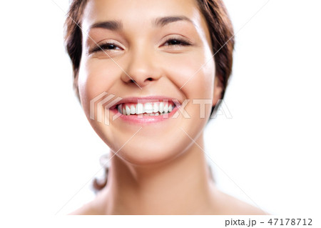 Young woman with smooth skin. Young woman with smooth skin. 47178712