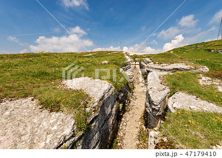 First World War Trenches in Lessinia Italy First World War Trenches in Lessinia Italy 47179410