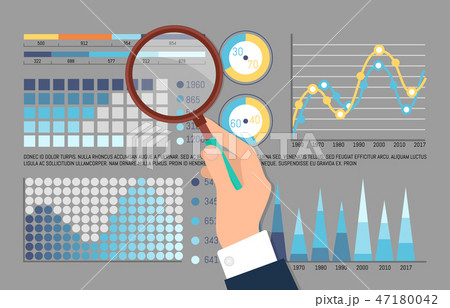 Infographics and Pie Diagrams Analysis by Man 47180042