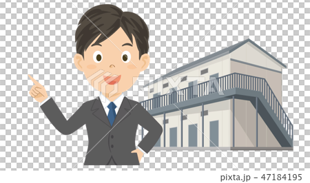Landlord apartment management owner illustration 47184195