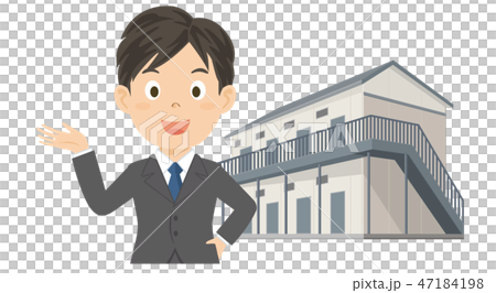 Landlord apartment management owner illustration 47184198