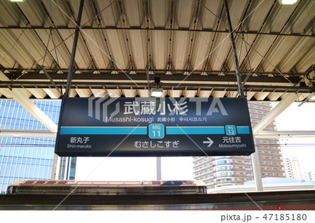 東急駅名版武蔵小杉 47185180