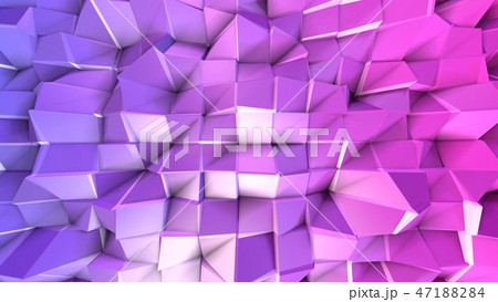 3d low poly abstract geometric background with modern gradient colors. 3d surface red violet 3d low poly abstract geometric background with modern gradient colors. 3d surface red violet 47188284