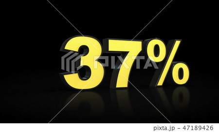 thirty-seven 37 percent 3D rendering 47189426