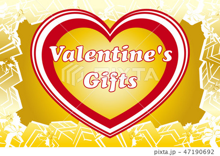 背景 贈り物 バレンタインデー 赤いハートパターン ギフト プレゼント 無料素材 宣伝ポスター 広告のイラスト素材