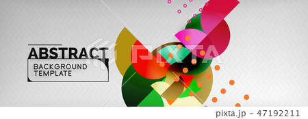 Circle composition abstract background Circle composition abstract background 47192211