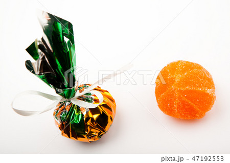 mandarin marmalade white background  47192553