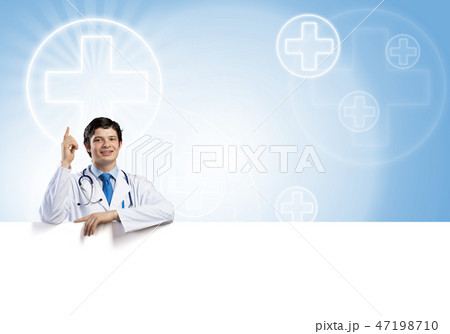 Doctor with banner 47198710