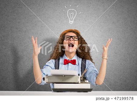 Woman writer Woman writer 47199578