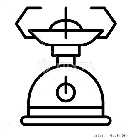 Outdoor camp burner icon, outline style Outdoor camp burner icon, outline style 47200065