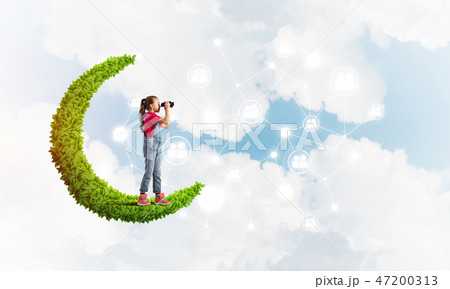 Idea of children Internet communication or online playing and parent control Idea of children Internet communication or online playing and parent control 47200313