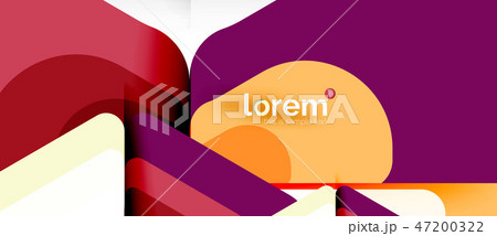 Abstract background multicolored geometric shapes modern design Abstract background multicolored geometric shapes modern design 47200322