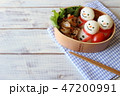 雪だるまのお弁当 47200991
