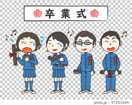卒業式　graduation ceremony 47201084