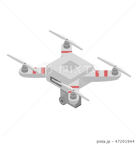 Videography drone icon, isometric style 47201944