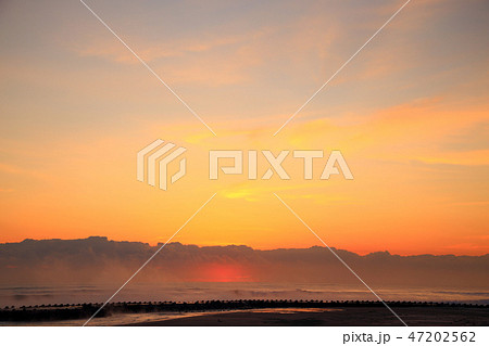 早暁の海岸 47202562