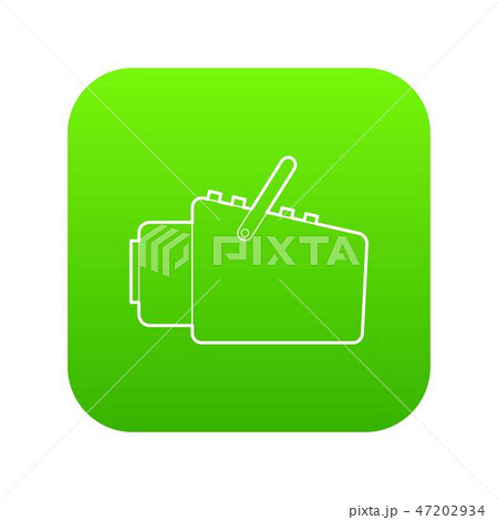 Medical scanner icon green vector 47202934