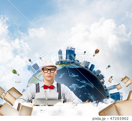 Creative inspiration of young writer. 47203902