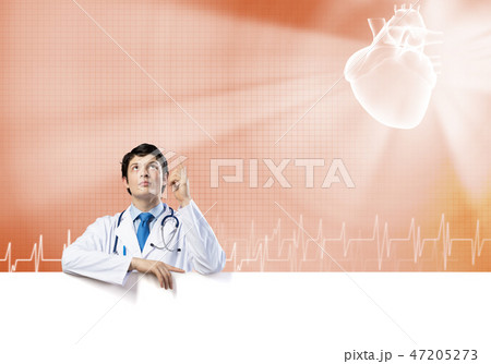 Doctor with banner 47205273