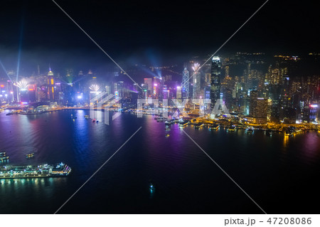 香港 シンフォニーオブライツ スカイ100(環球貿易広場)から 香港 シンフォニーオブライツ スカイ100(環球貿易広場)から 47208086