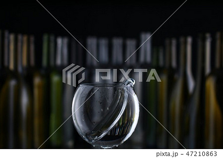 glasses and bottles for brandy and wine glasses and bottles for brandy and wine 47210863