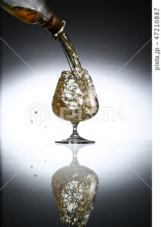 glasses and bottles for brandy and wine glasses and bottles for brandy and wine 47210887