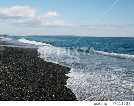 湘南の海　大磯町こゆるぎ海岸 47211582
