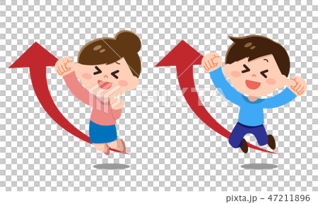 以上升為導向的男性和女性(動機,改善) 以上升為導向的男性和女性(動機,改善) 47211896