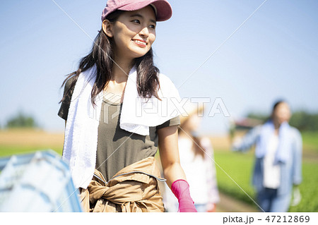 女性　農業 47212869