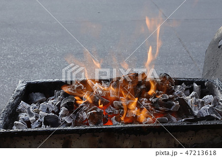 Charcoal fire. Charcoal fire. 47213618