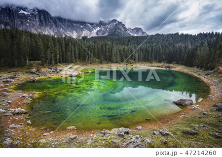 carezza lake in italy 47214260