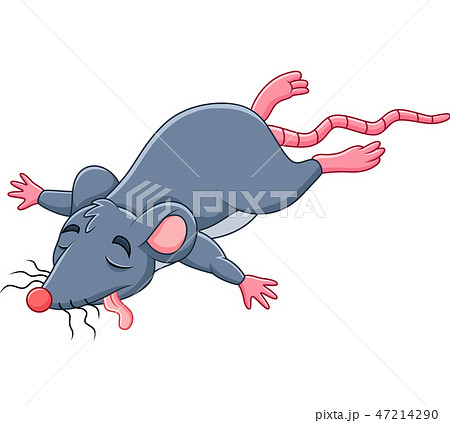 Cartoon dead mouse Cartoon dead mouse 47214290