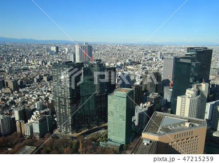 東京都庁からの眺め（新宿グリーンタワービル方面、中野方面） 47215259