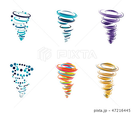 Tornado symbol vector illustration Tornado symbol vector illustration 47216445