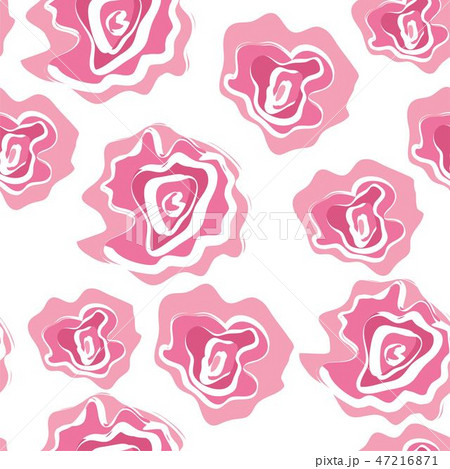 Abstract  seamless pattern with roses. 47216871