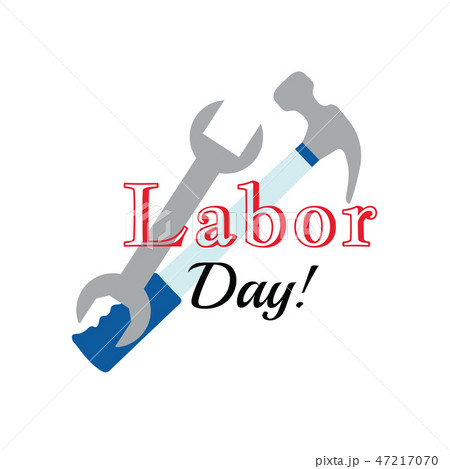 Holiday greetings illustration Labor Day Holiday greetings illustration Labor Day 47217070
