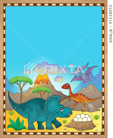 Dinosaur theme parchment 3 Dinosaur theme parchment 3 47218053