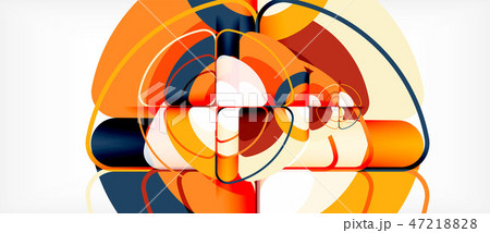 Circle abstract background 47218828