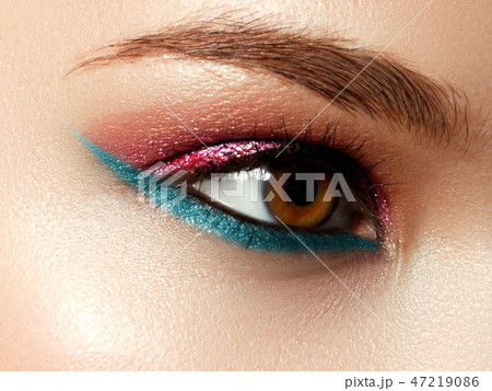 Cosmetic and Makeup. Beauty Fashion Model. Makeup 47219086